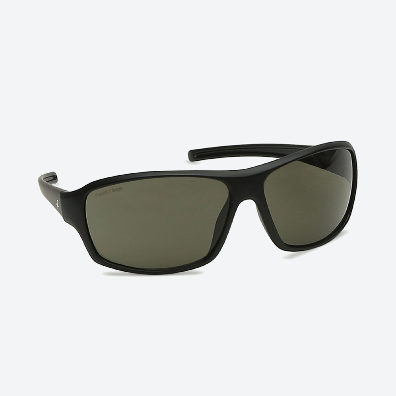 fastrack wraparound sunglasses (p222gr1v)